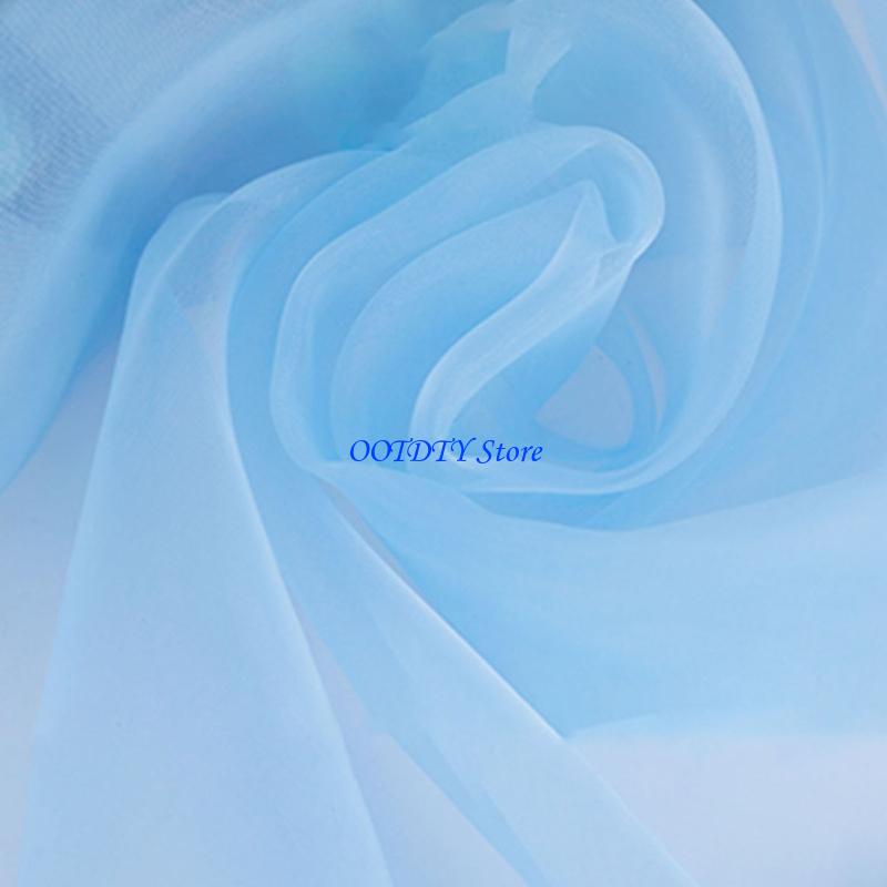 367A Soft Sheer Organza Fabric - Sewing Batik Fabric recension och pris