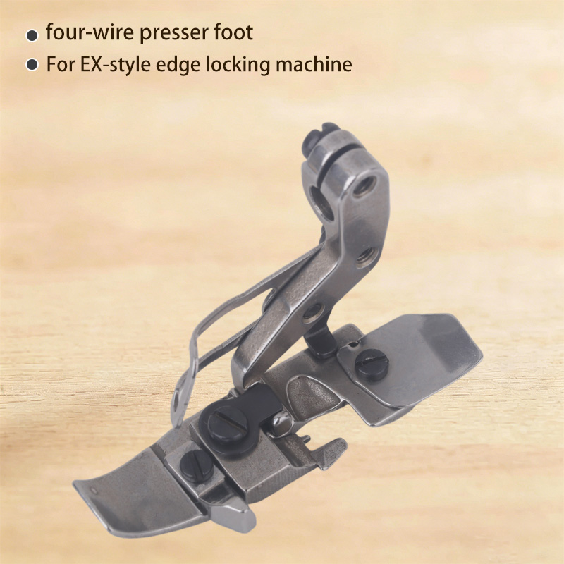 1PCS Four-Thread Presser Foot  - Textile Sewing Machine recension och pris